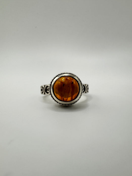Amber Lace Ring