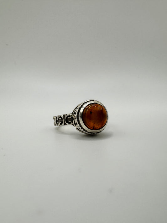 Amber Lace Ring