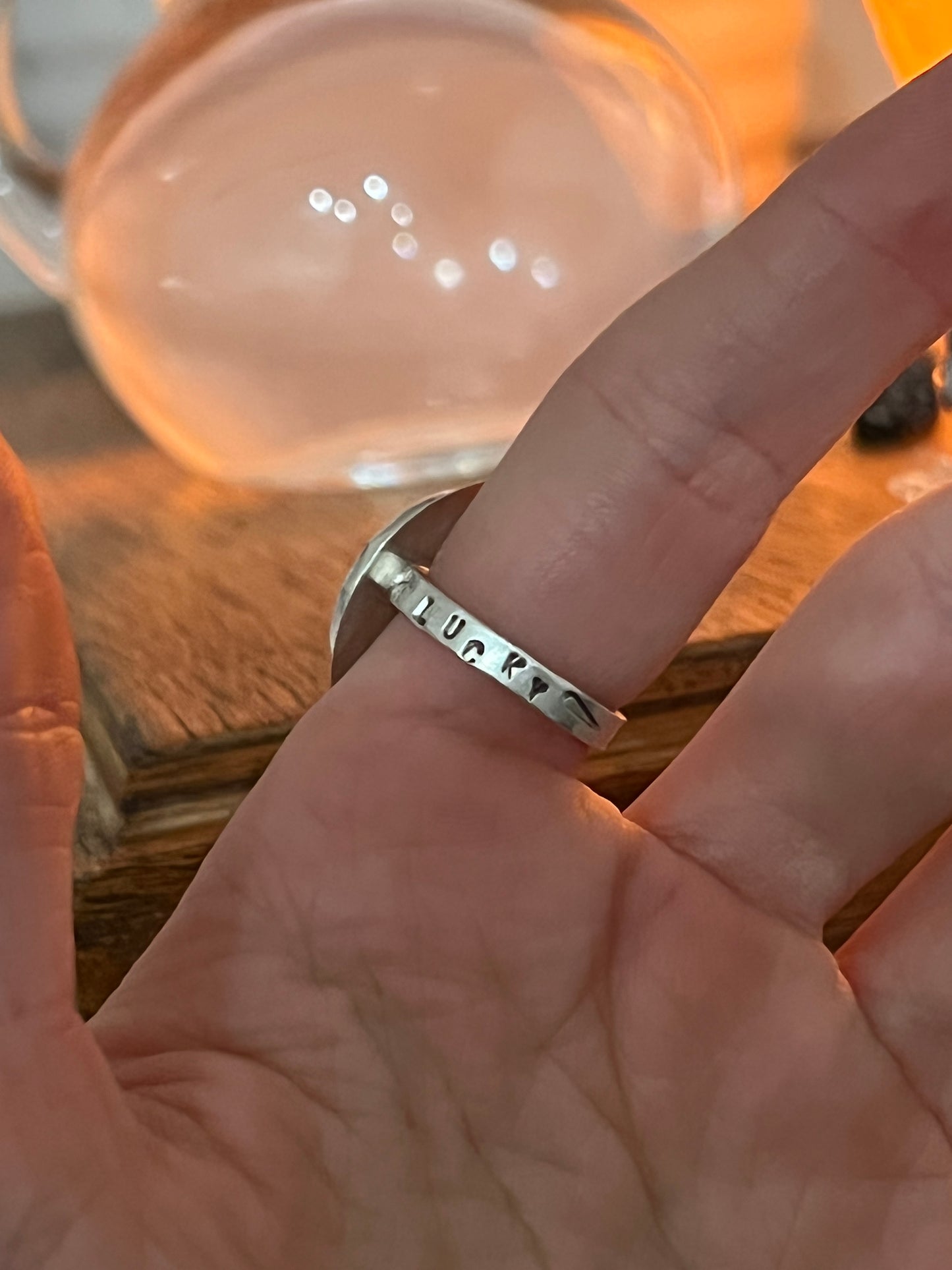 Rhodocrosite Jester Ring