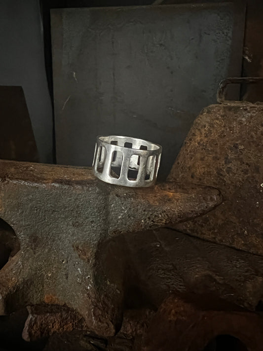 Sterling Slotted Ring