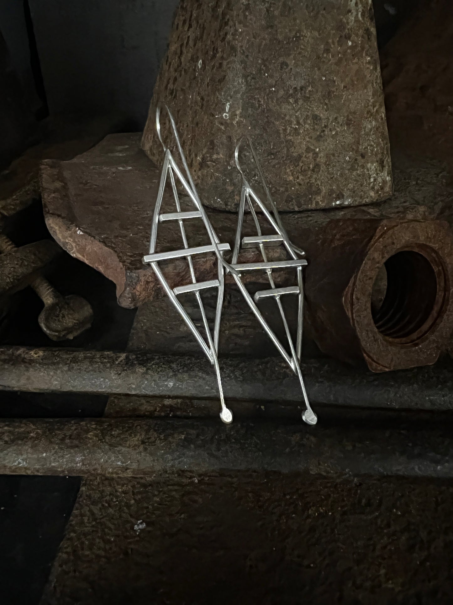 Sterling Wire Kite Dangles