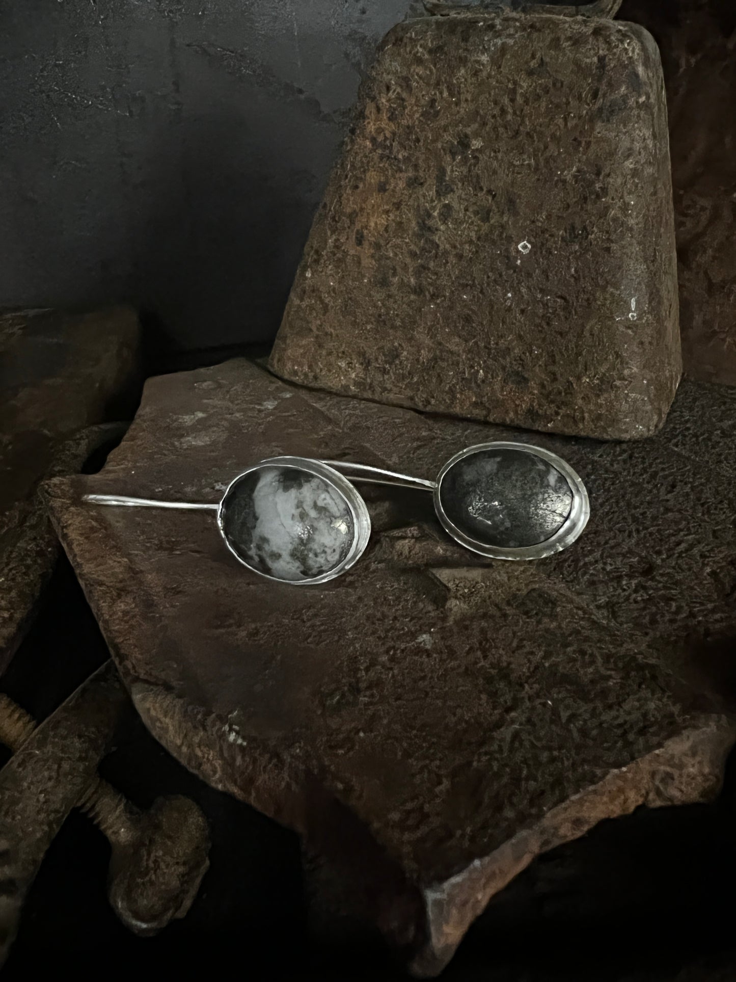 Pyrite& Quartz Dangles