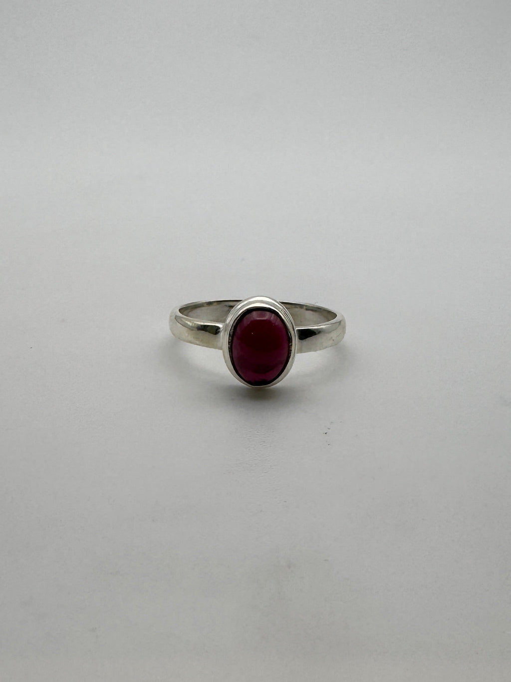 Garnet Oval Ring