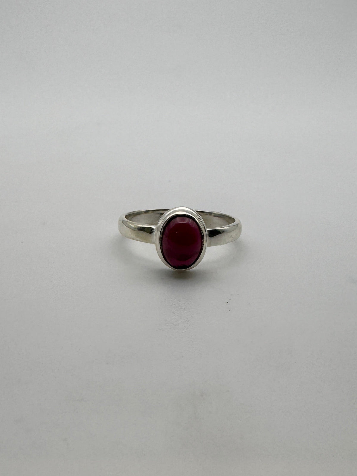 Garnet Oval Ring