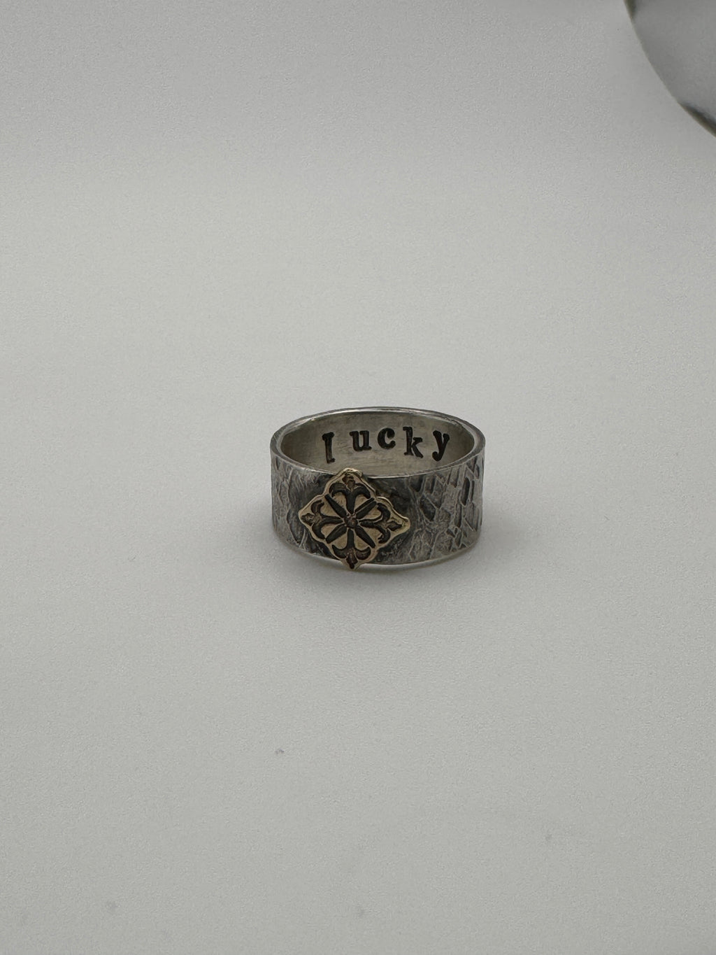 Silver + Brass Stacker