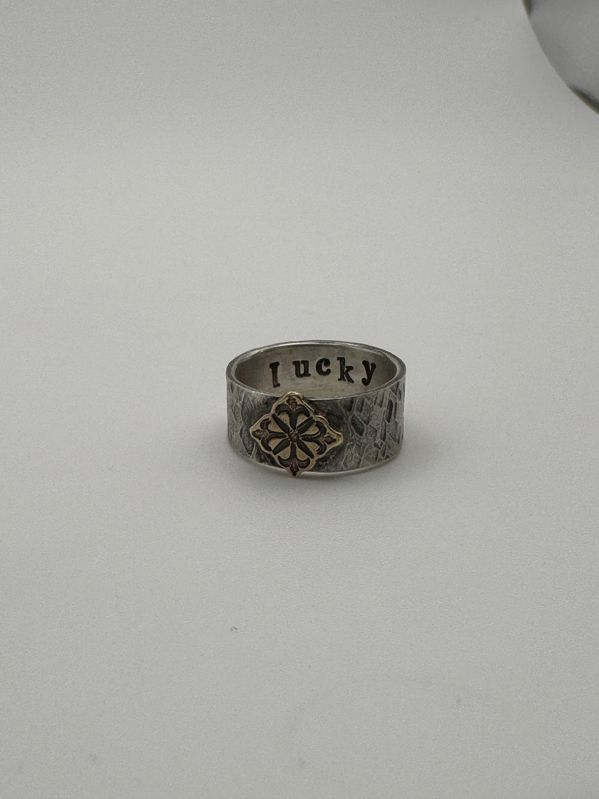 Silver + Brass Stacker
