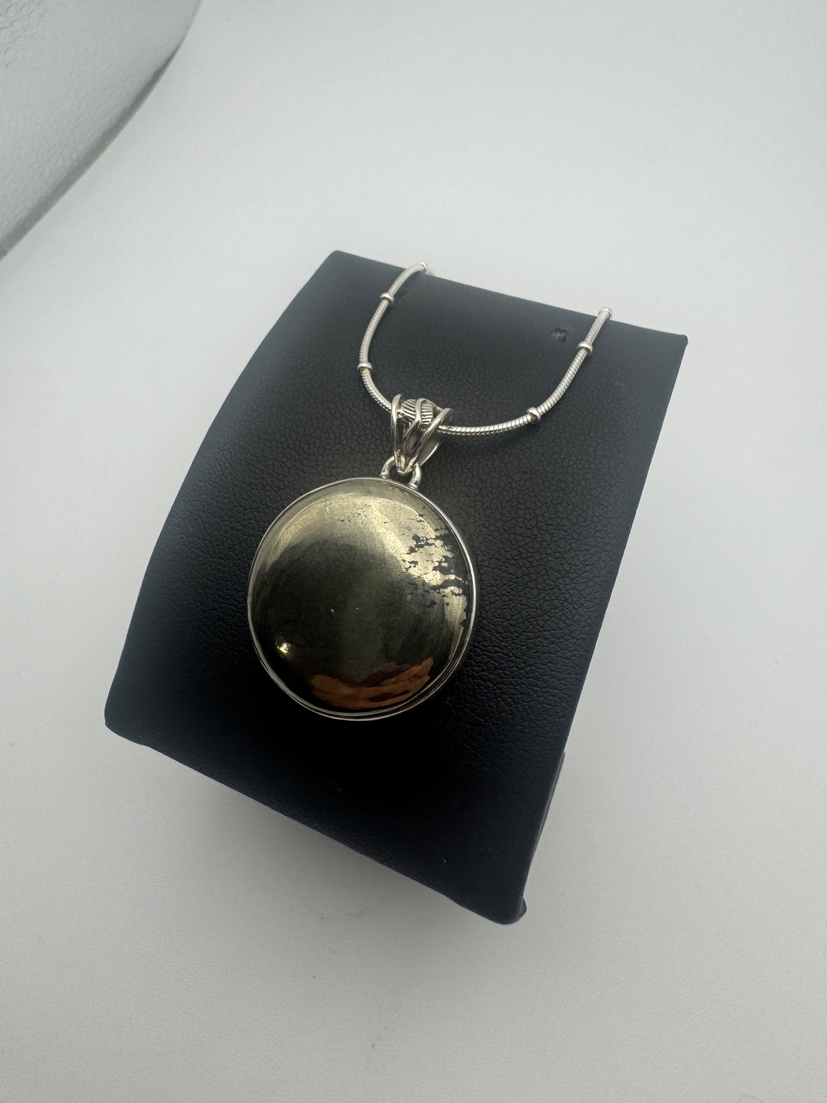Pyrite & Satellite Necklace