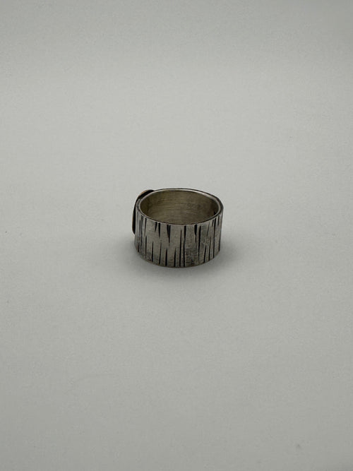 Silver + Brass Stacker