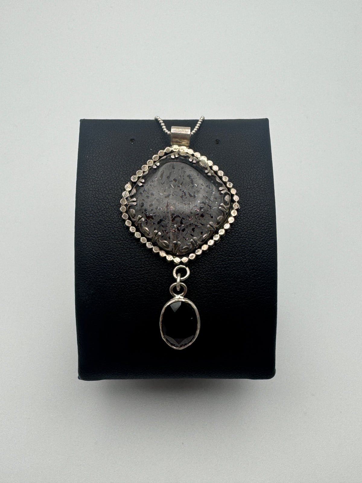 Disco Fire Quartz & Garnet Necklace
