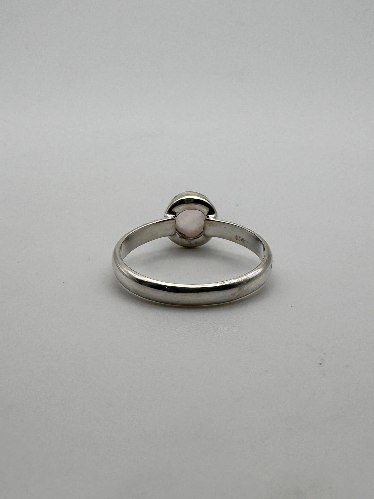 Rose Quartz Dot Ring