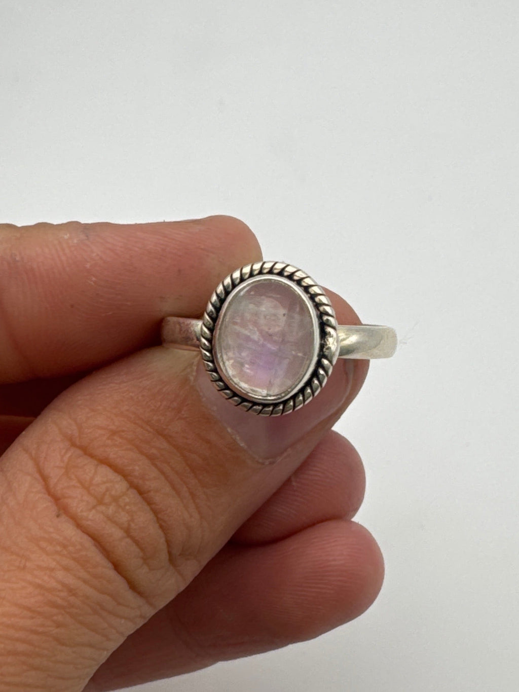 Moonstone Rope Ring