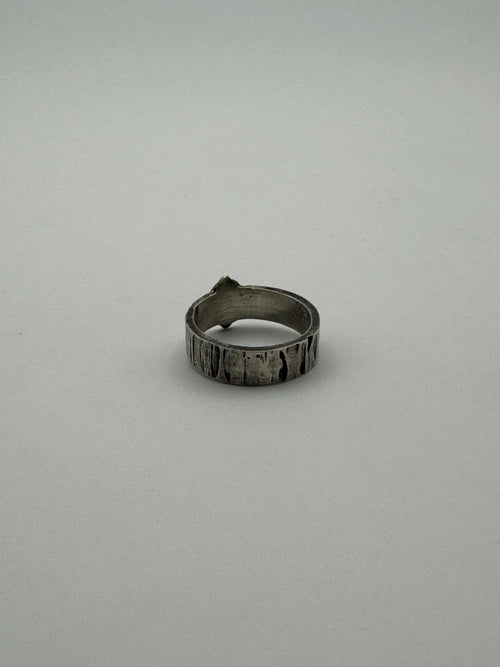 Silver + Brass Stacker