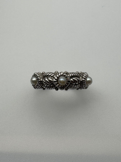 Vintage Judith Ripka Pearl Ring
