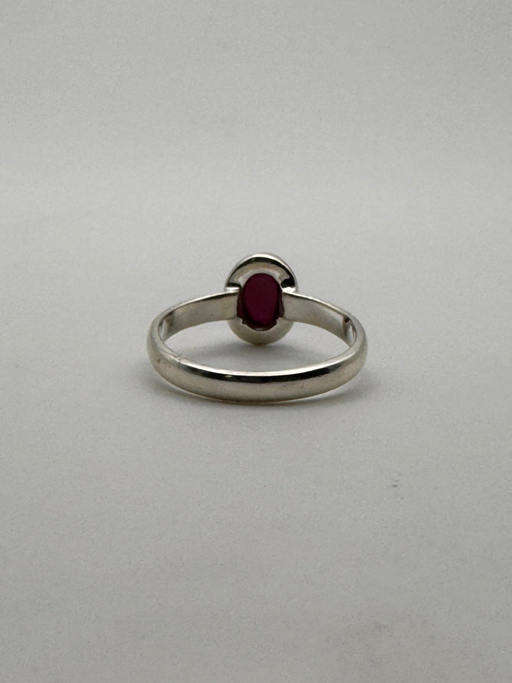 Garnet Oval Ring