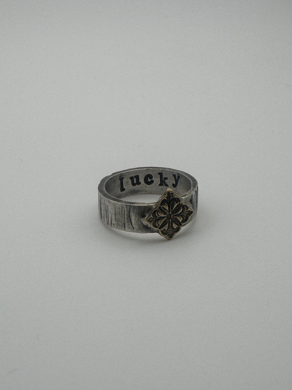 Silver + Brass Stacker