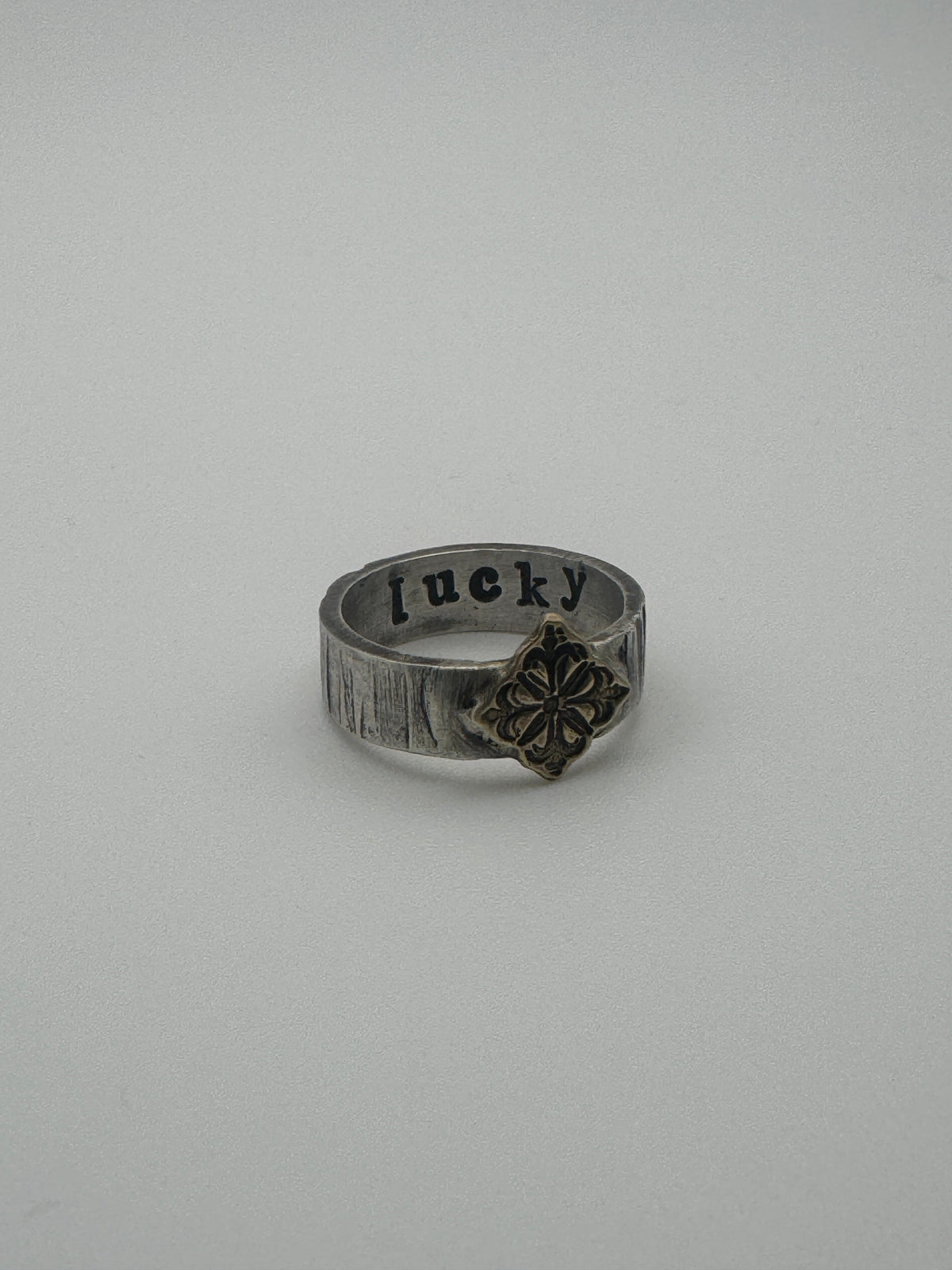Silver + Brass Stacker