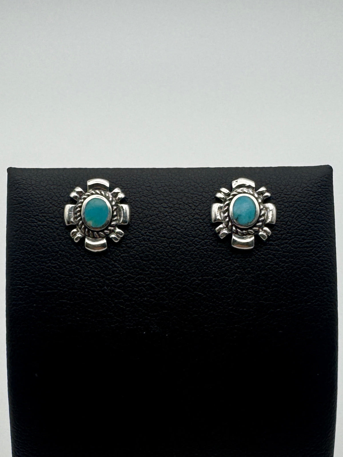 Turquoise Border Studs