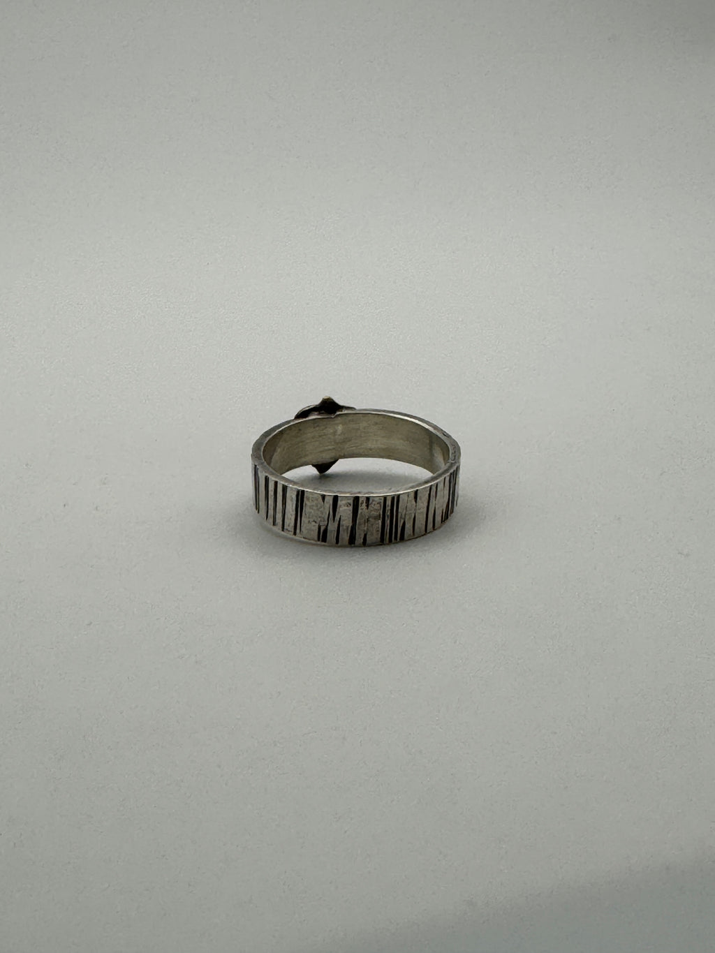 Silver + Brass Stacker