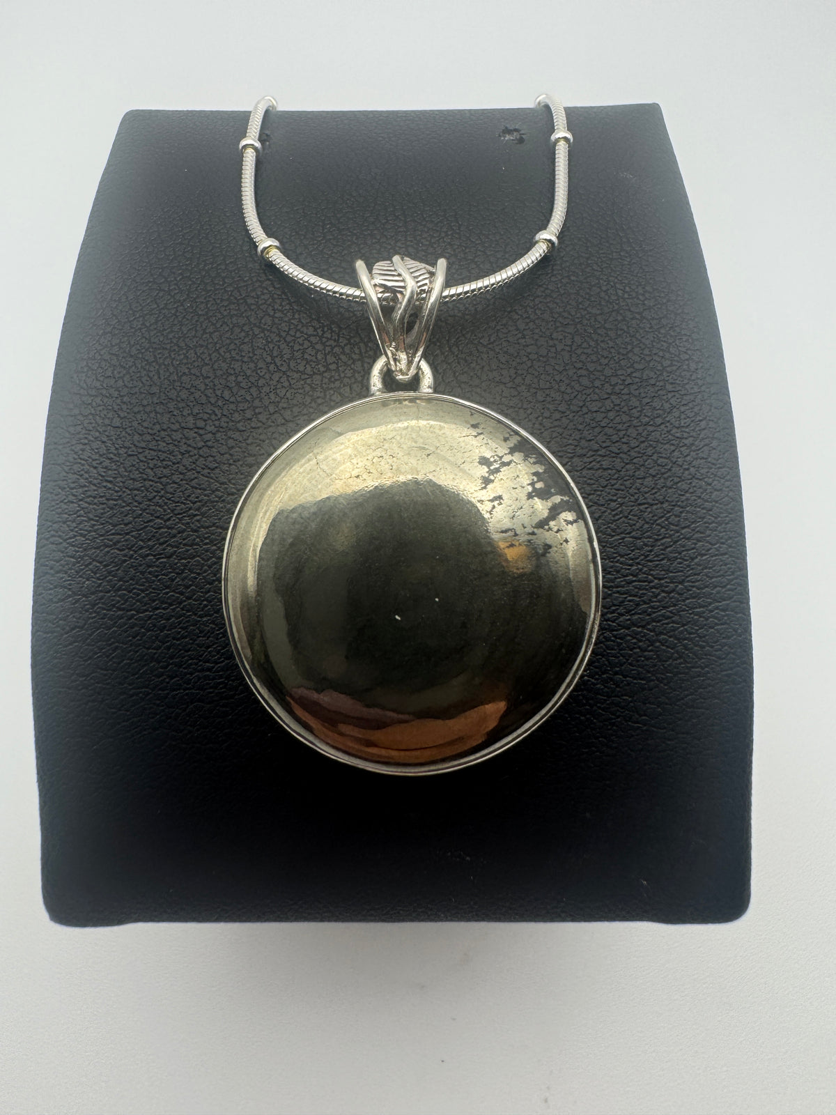 Pyrite & Satellite Necklace