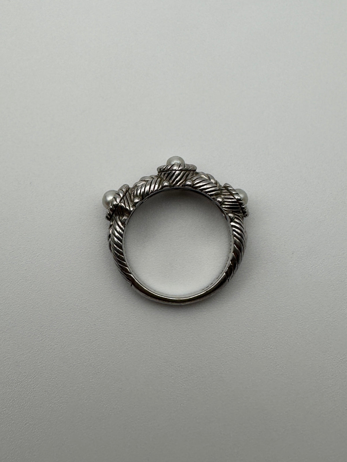 Vintage Judith Ripka Pearl Ring