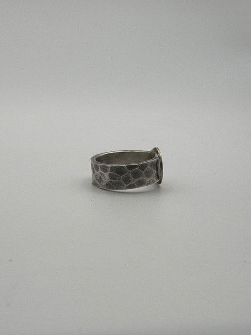 Silver + Brass Stacker