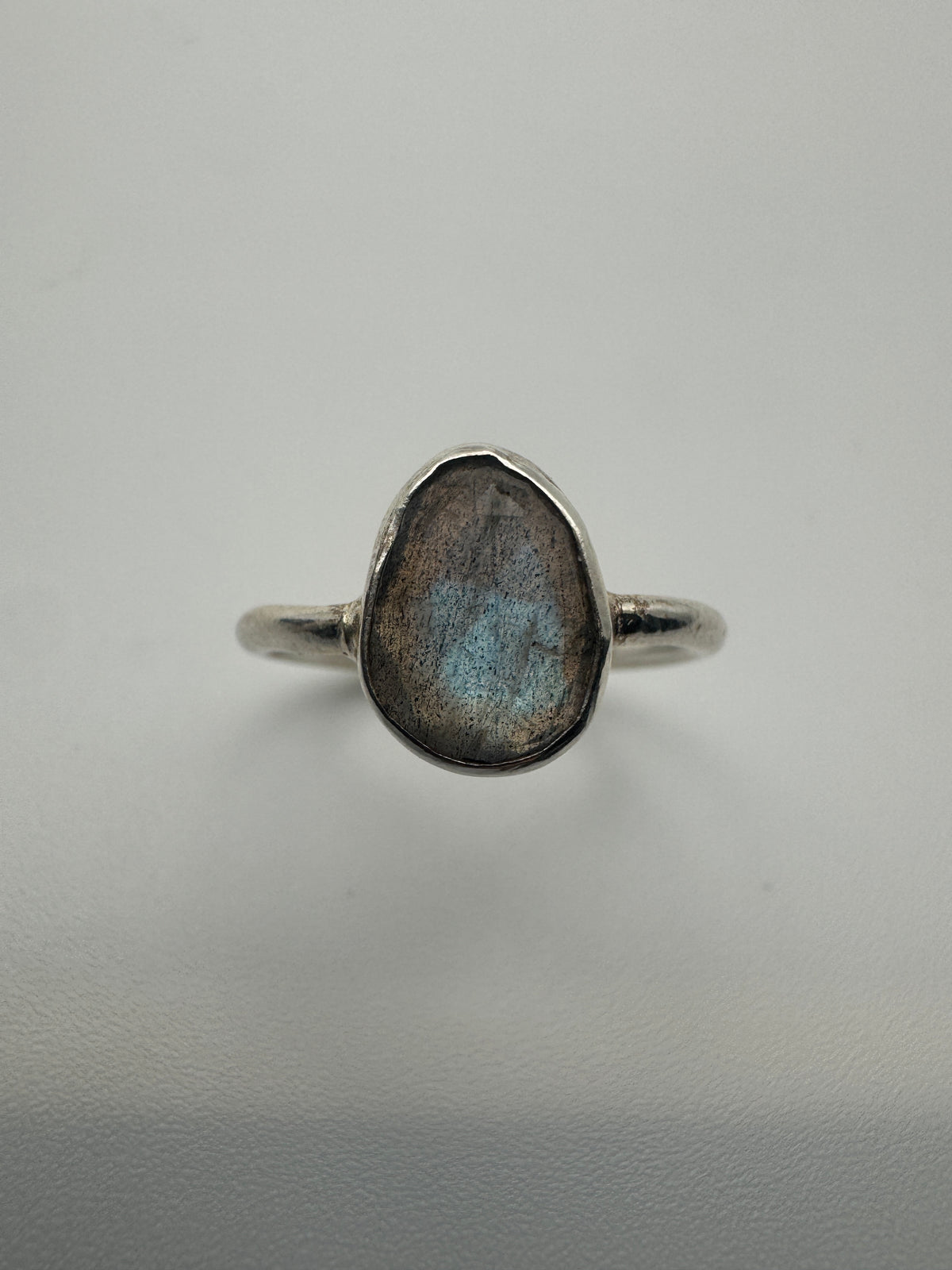 Labradorite Rose Cut Ring