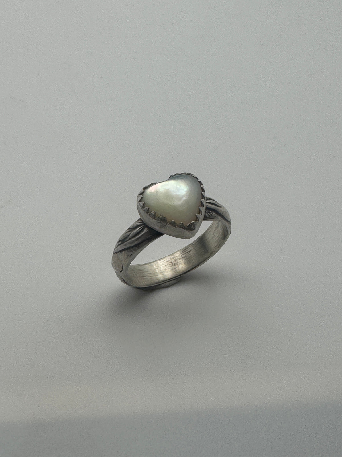 Pearl Heart Ring