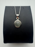 Tourmilated Quartz Dot Pendant