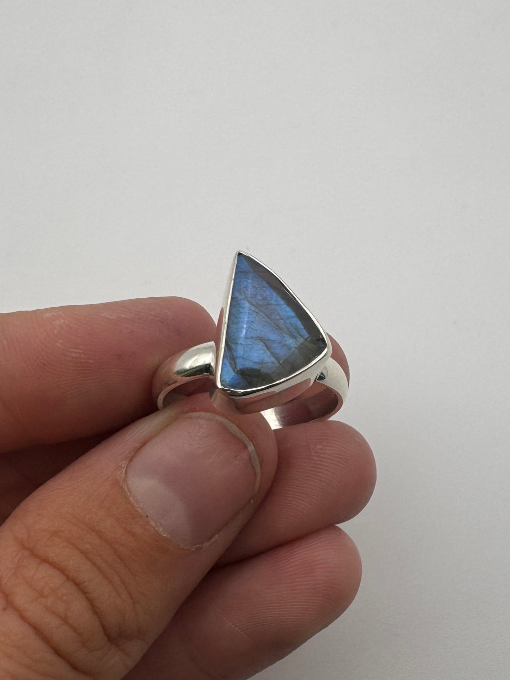 Labradorite Arrow Ring
