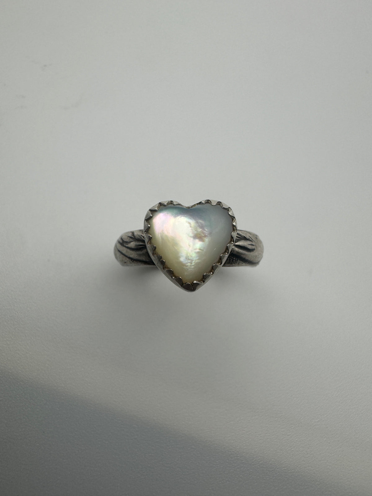 Pearl Heart Ring