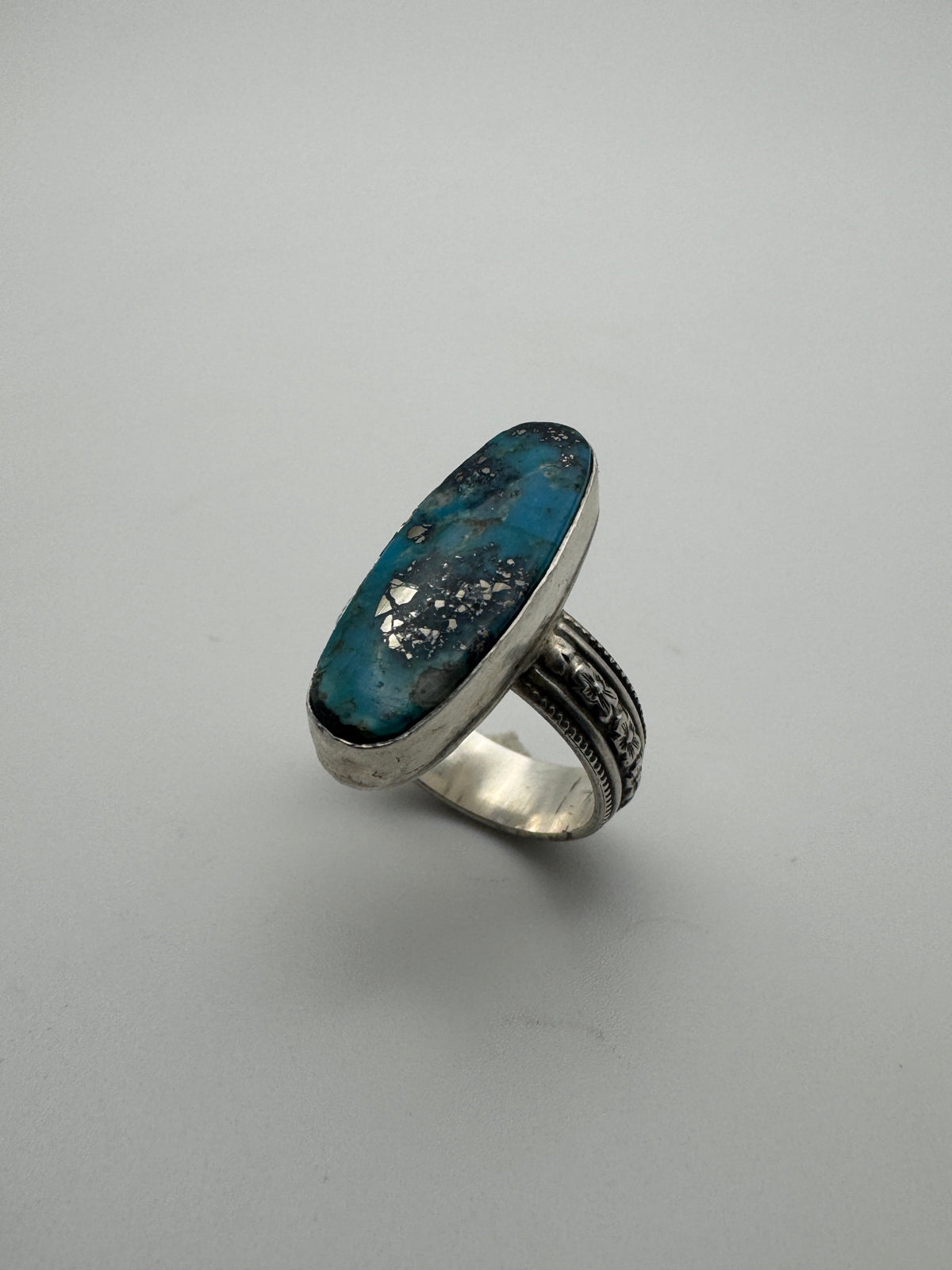 Turquoise Daisy Ring