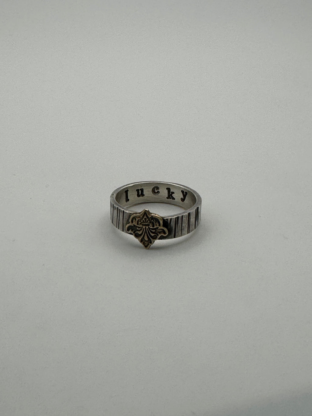 Silver + Brass Stacker