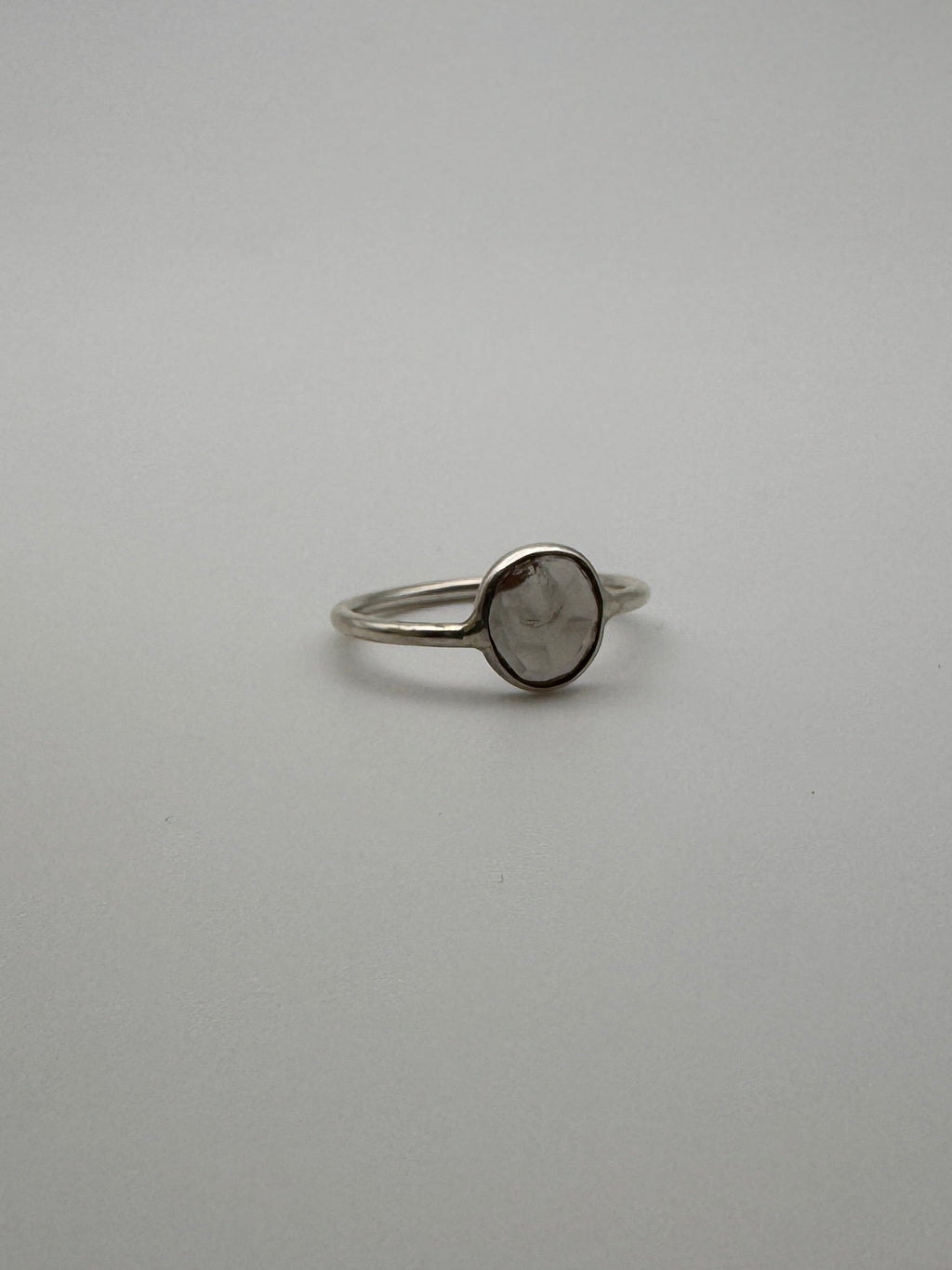 Smoky Quartz Rose Cut Ring