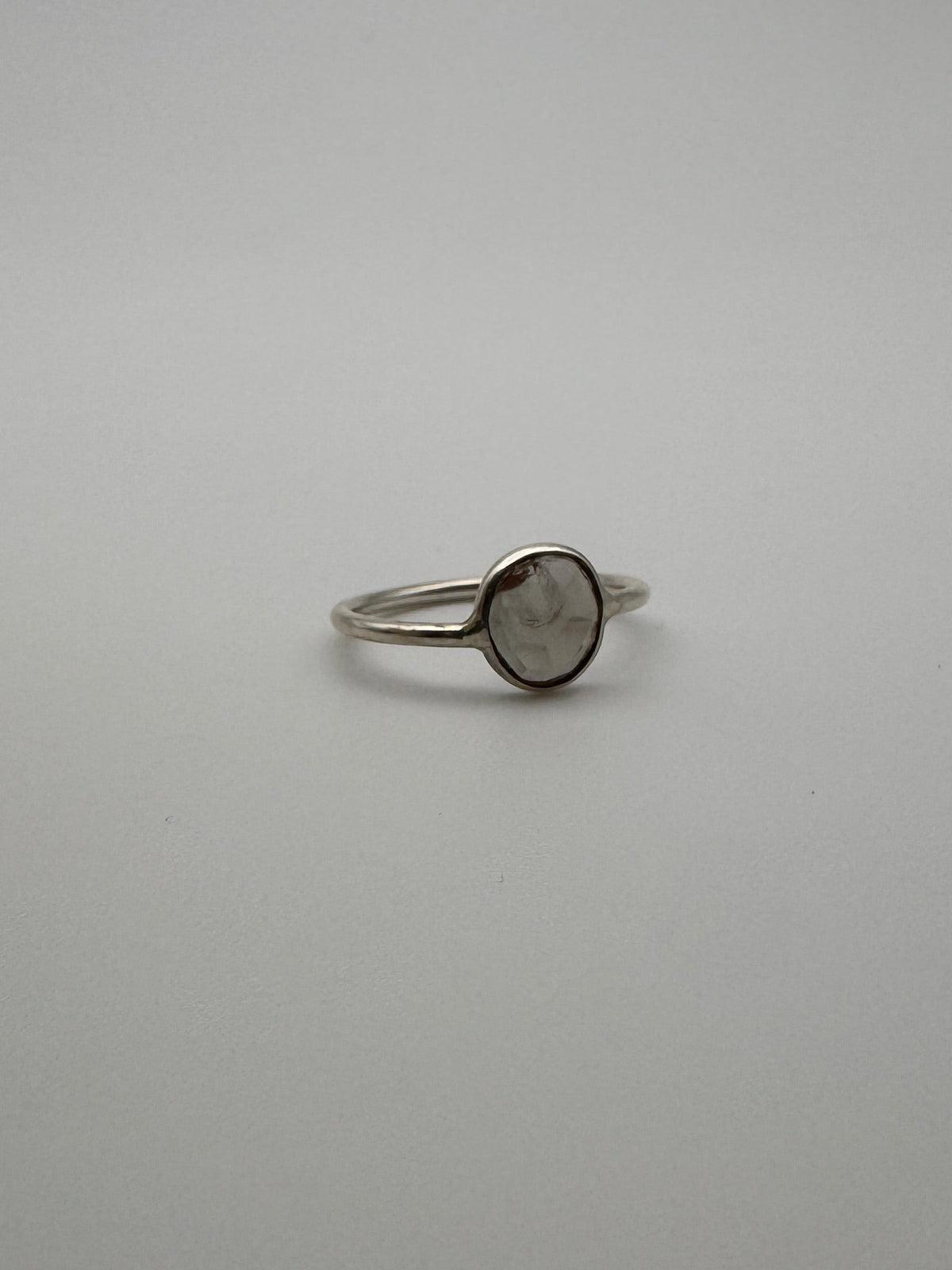 Smoky Quartz Rose Cut Ring