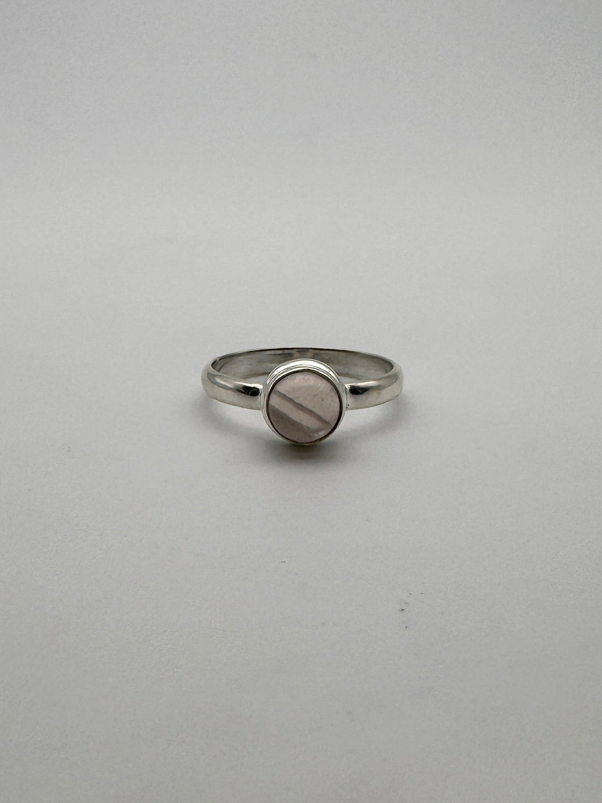 Rose Quartz Dot Ring