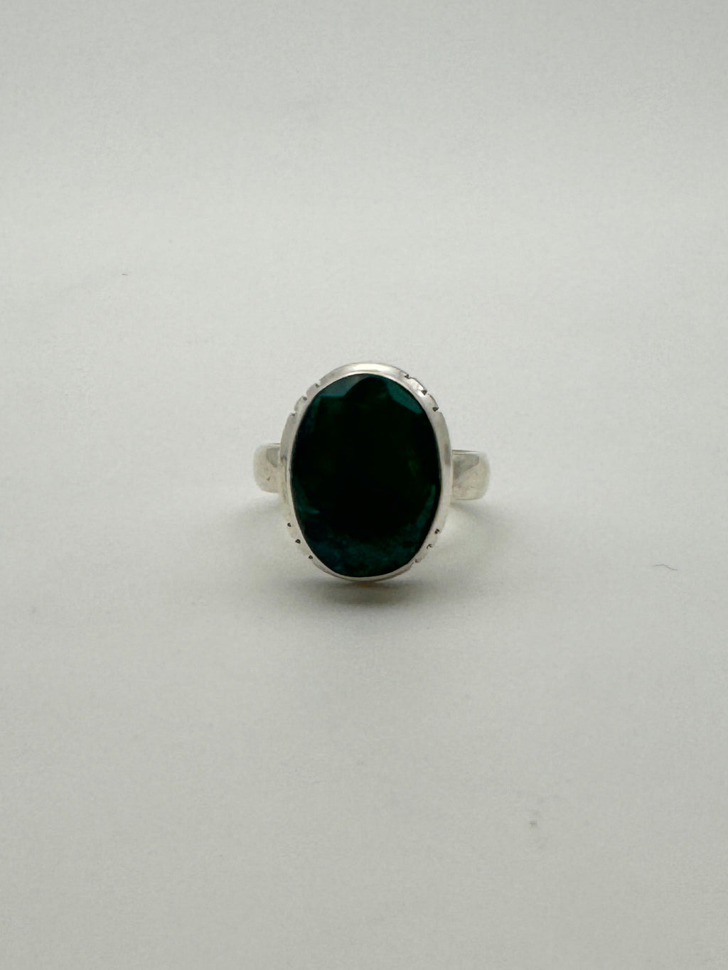 Emerald Facet Ring