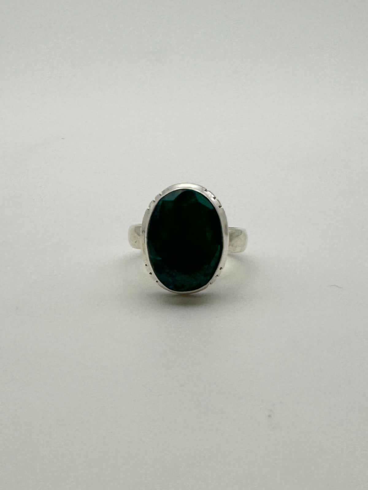 Emerald Facet Ring