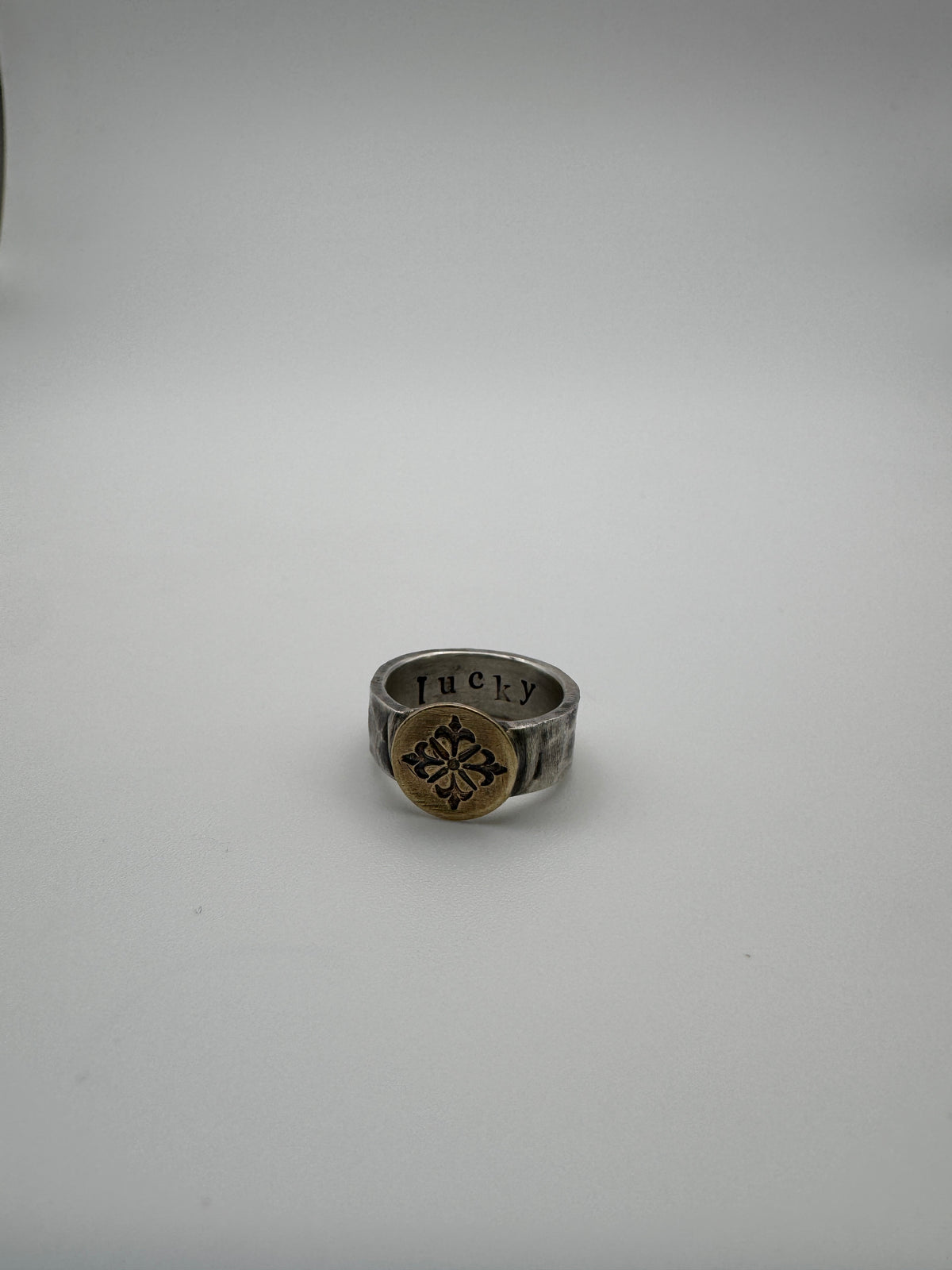 Silver + Brass Stacker