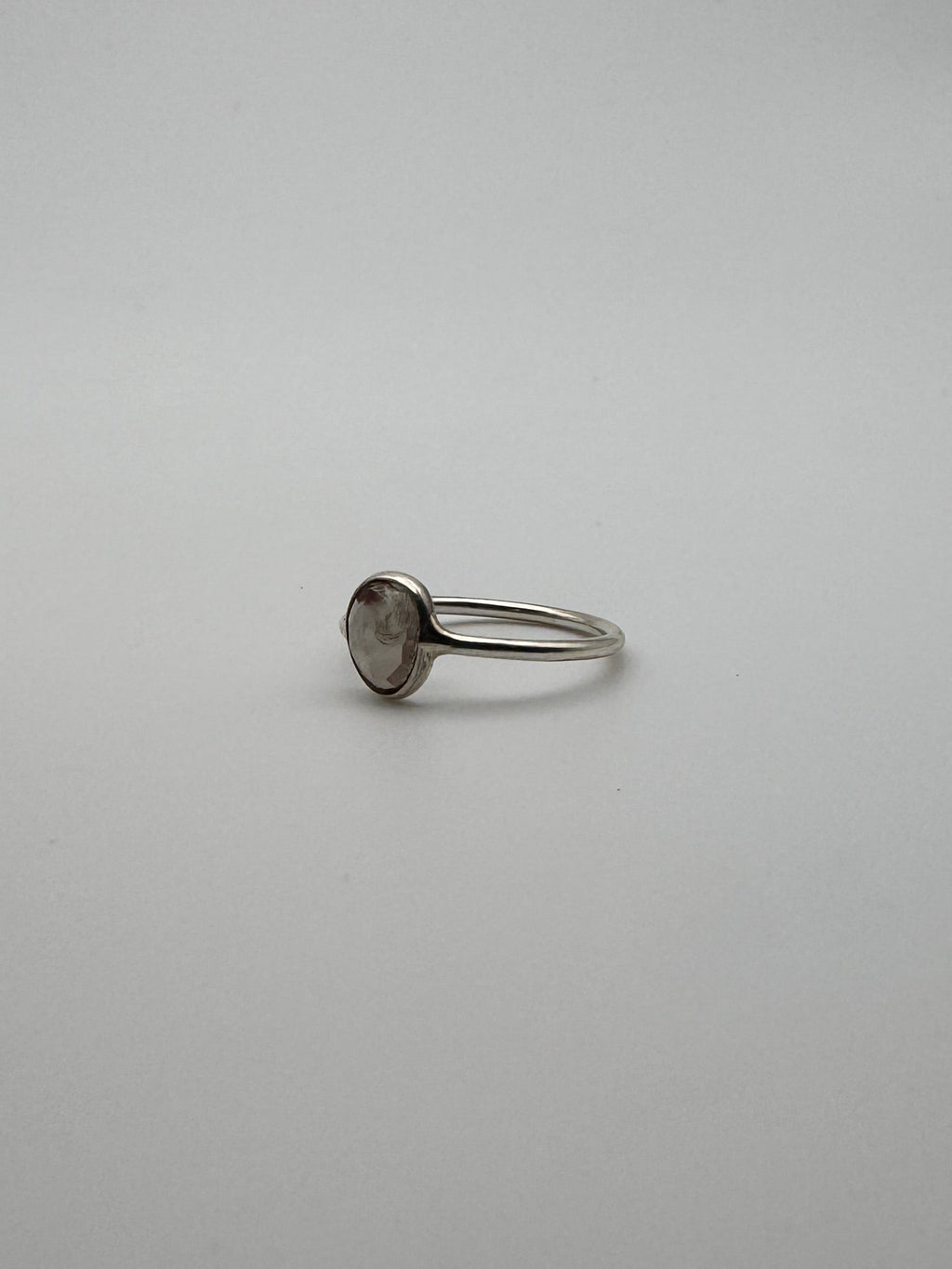 Smoky Quartz Rose Cut Ring