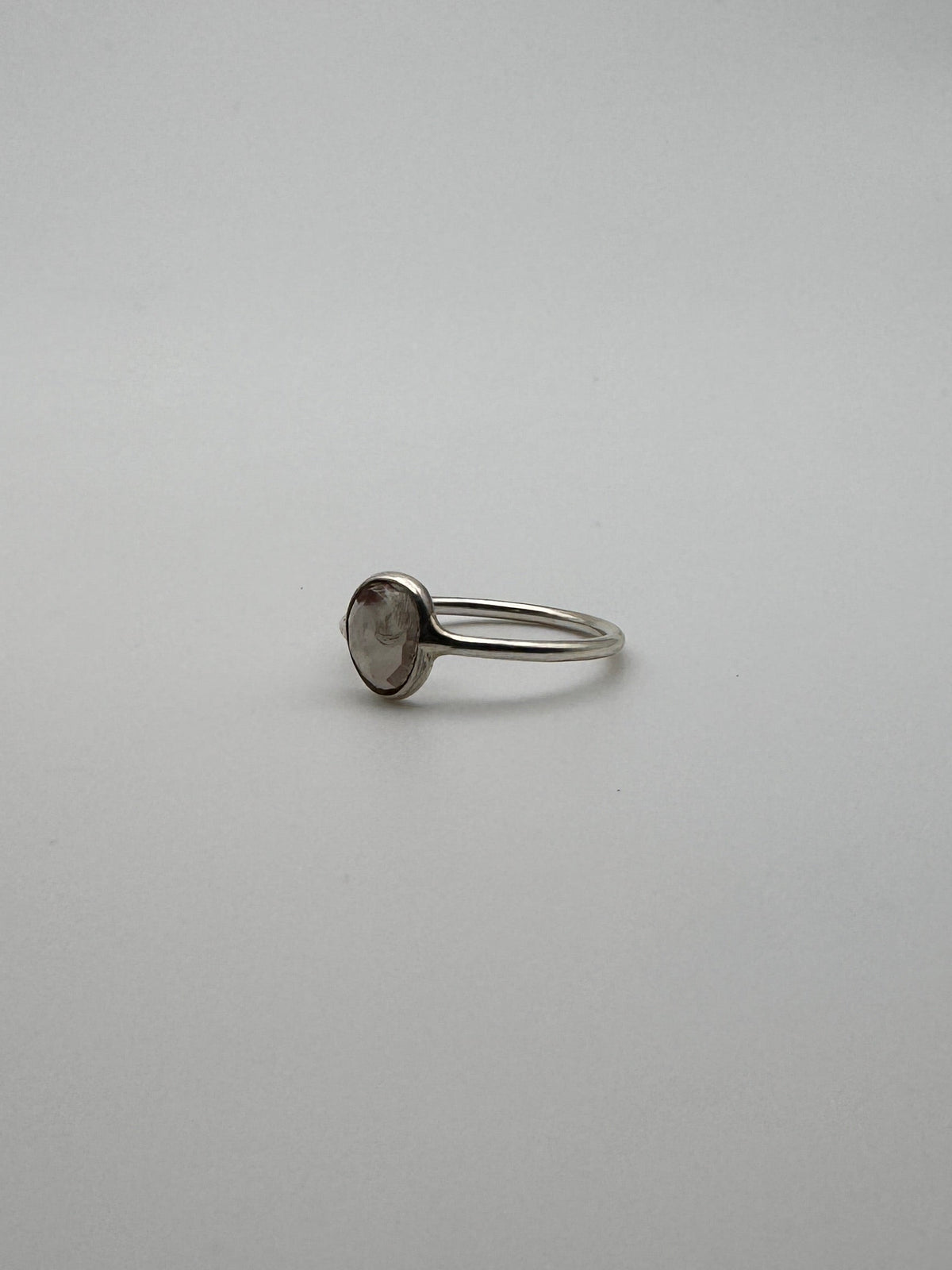 Smoky Quartz Rose Cut Ring