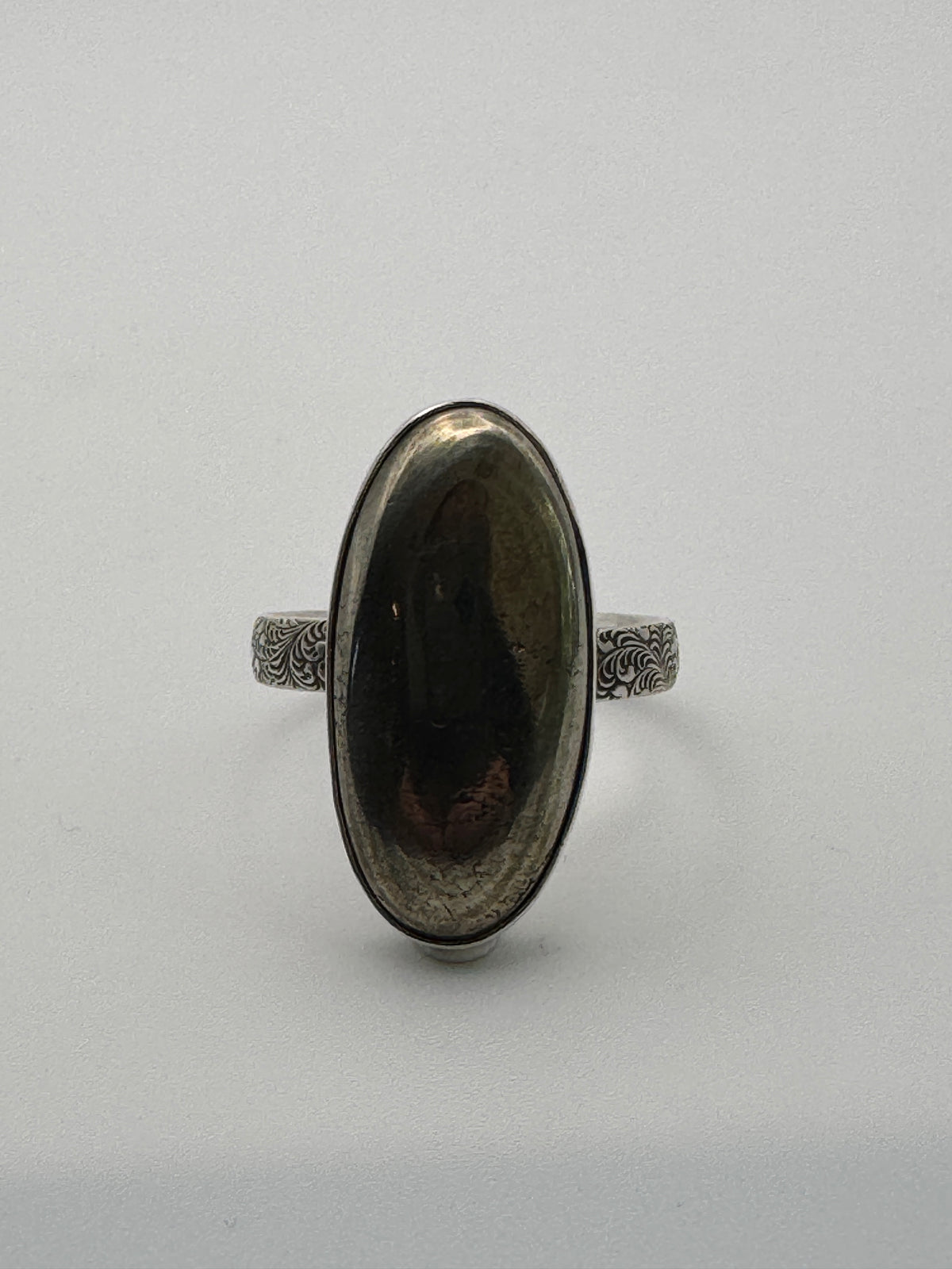 Pyrite Mirror Ring