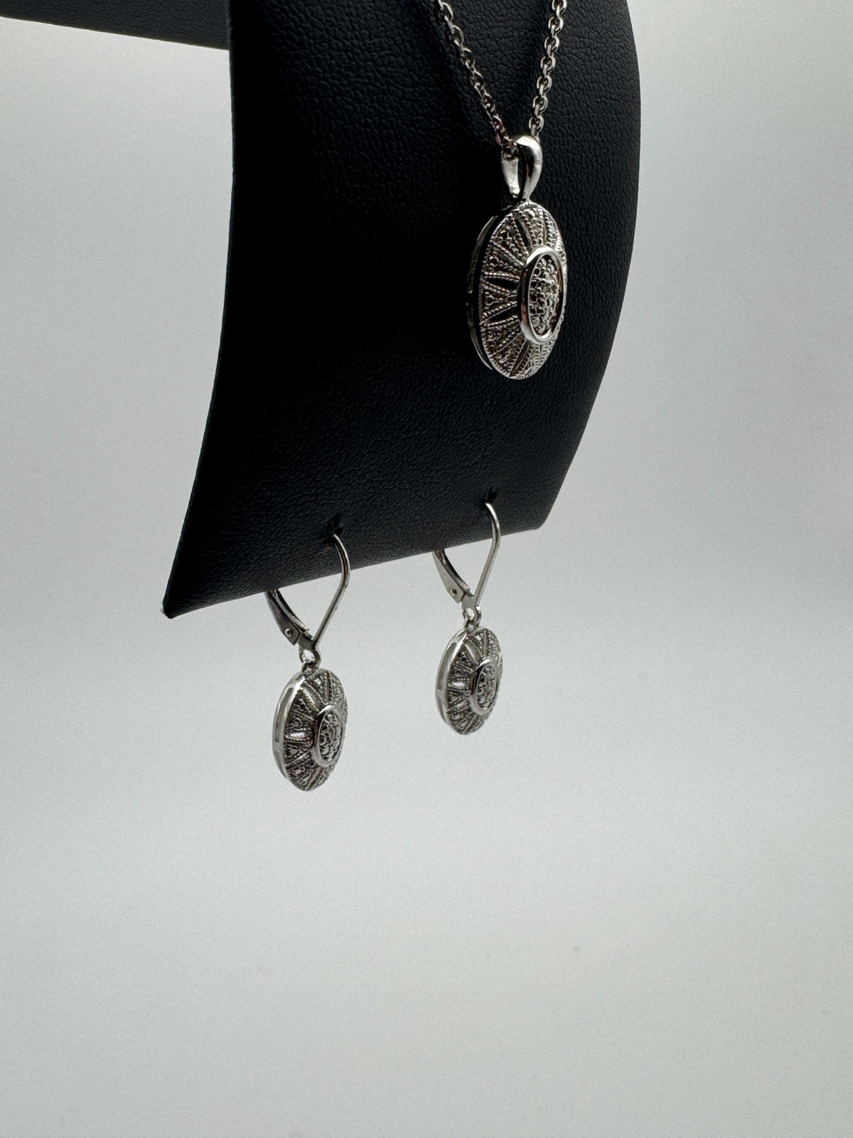 Vintage Diamond & Sterling Necklace