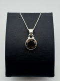 Smoky Quartz Facet Necklace