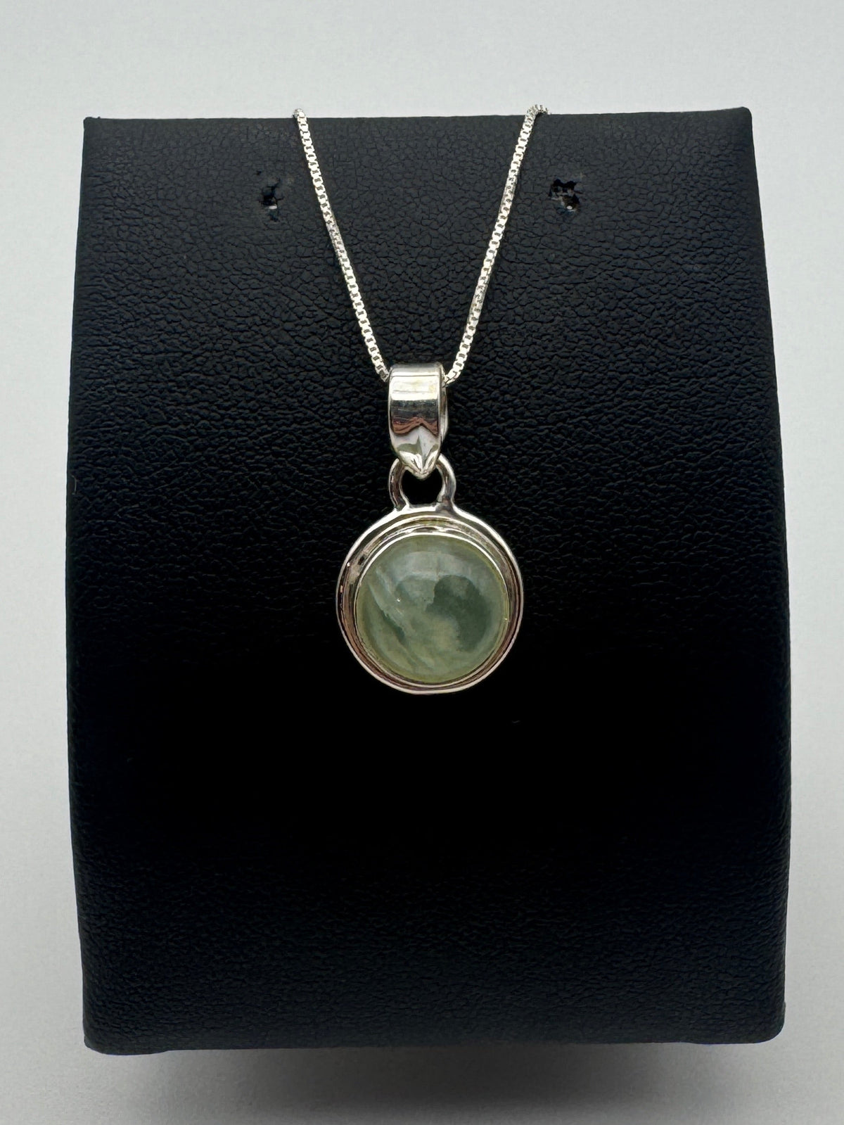 Prehnite Dot Necklace