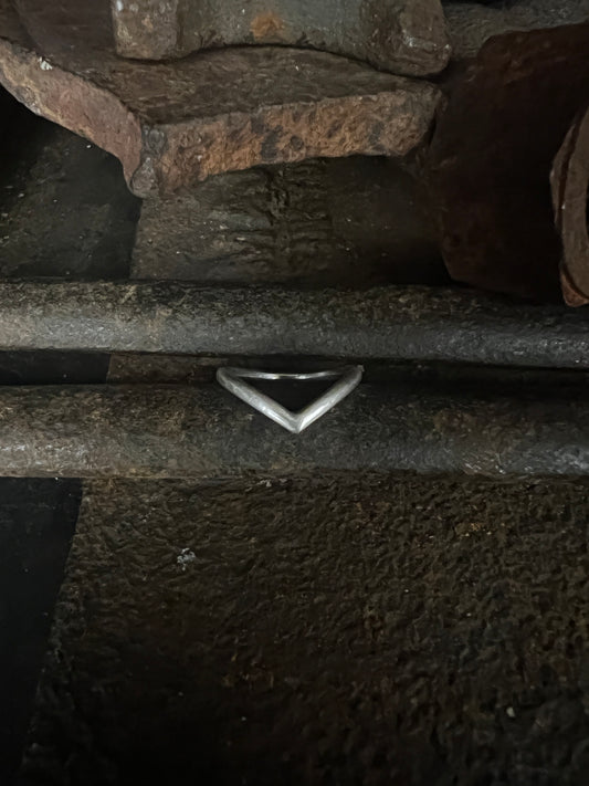 Chevron Stacker Ring