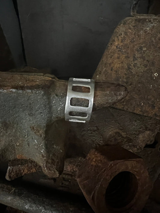 Sterling Slotted Ring