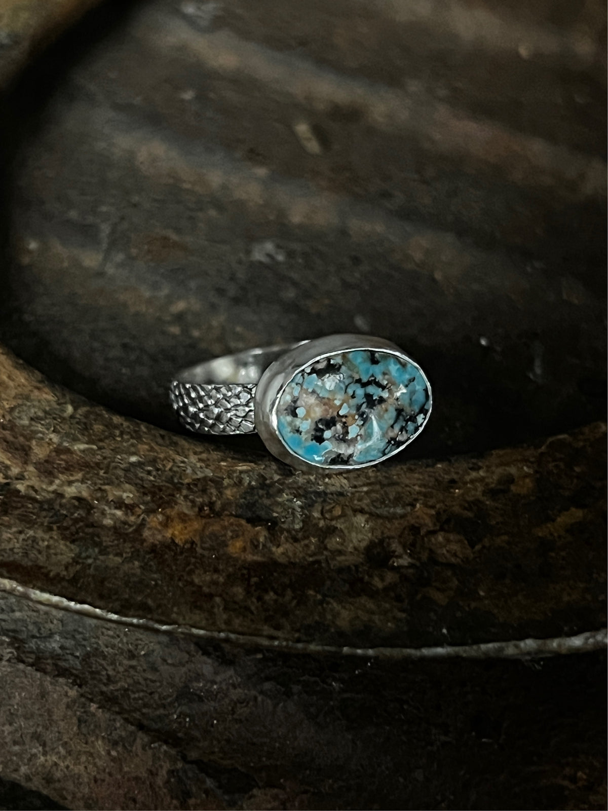 Speckled Turquoise Ring